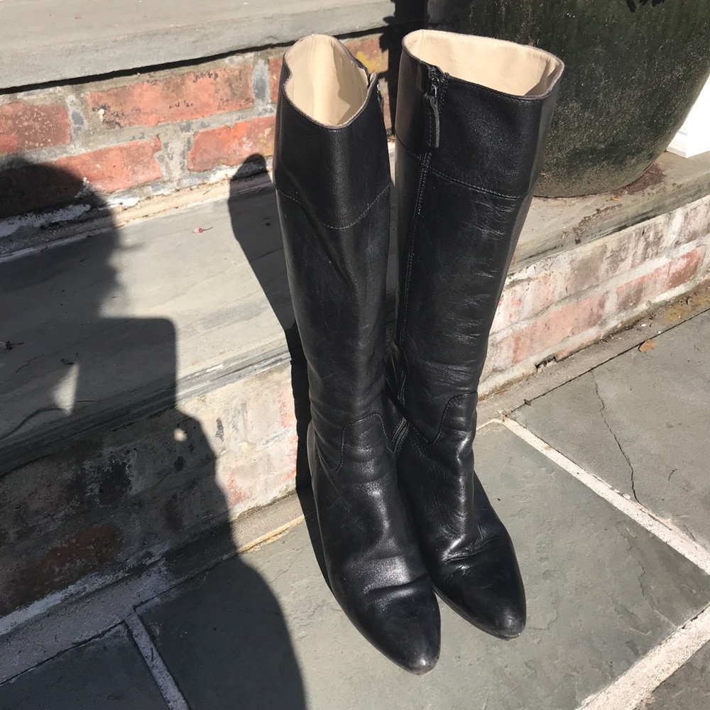 Max mara leather boots